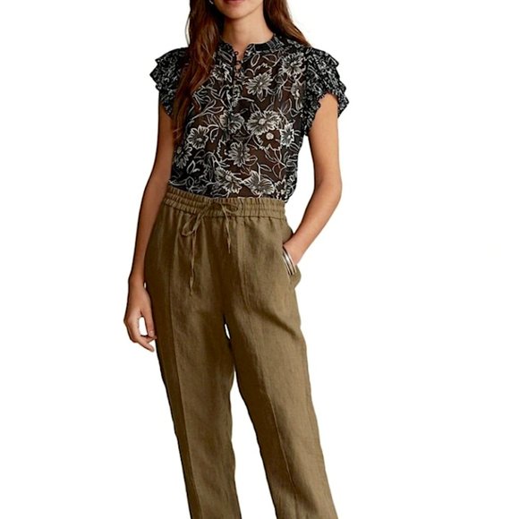 Polo Ralph Lauren Printed Floral Fly Away Blouse - Picture 3 of 6